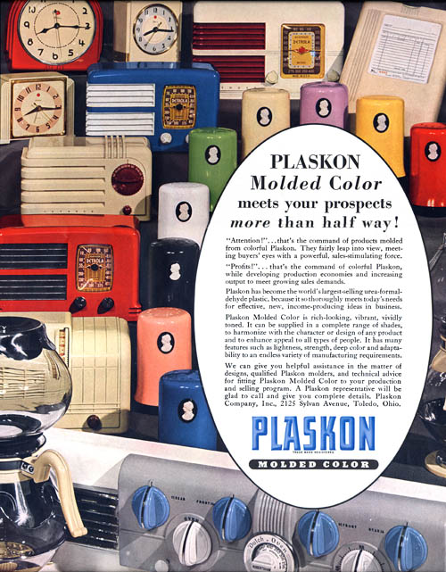 [Plaskon Company advertisement]